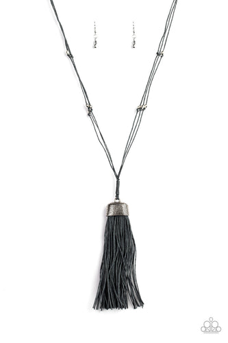 Brush It Off - Silver-Jewelry-Just Because Jewels, Paparazzi Accessories-Just Because Jewels