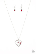 Load image into Gallery viewer, Cupid Charm - Red-Just Because Jewels, Paparazzi Accessories-Just Because Jewels