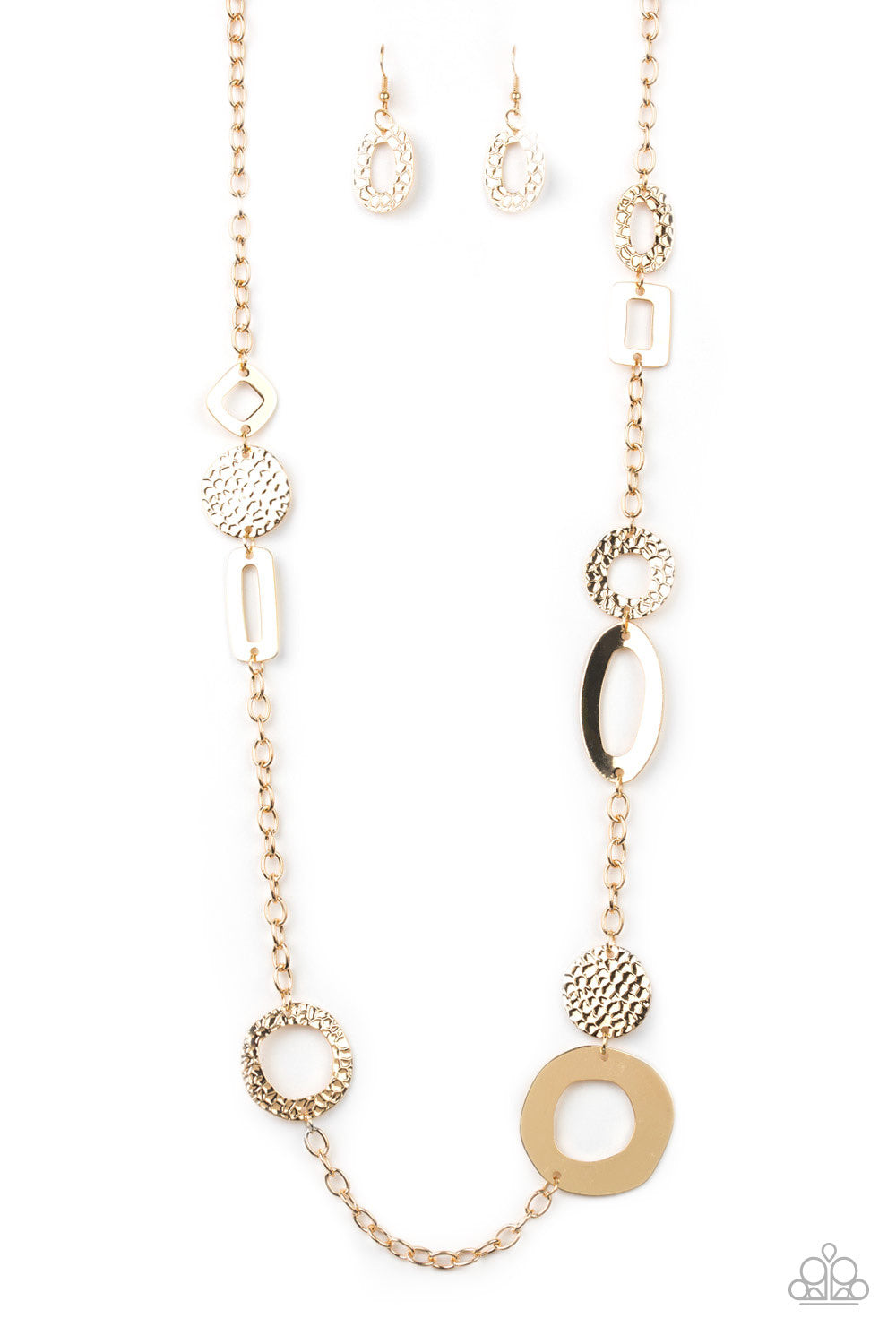 Metro Scene - Gold-Just Because Jewels, Paparazzi Accessories-Just Because Jewels