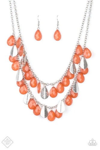 Life of the Fiesta – Orange-Just Because Jewels, Paparazzi Accessories-Just Because Jewels