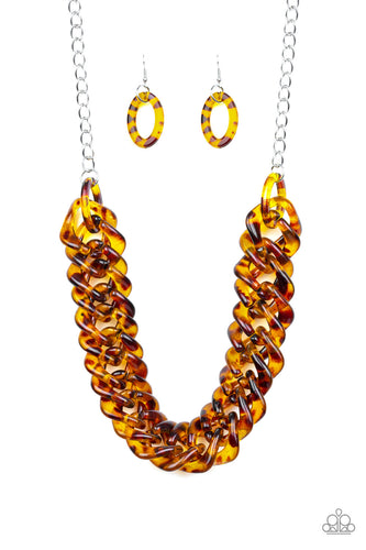 Comin’ in Haute – Brown-Jewelry-Just Because Jewels, Paparazzi Accessories-Just Because Jewels