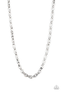 Grit and Gridiron - Silver-Just Because Jewels, Paparazzi Accessories-Just Because Jewels