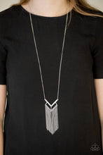 Load image into Gallery viewer, Alpha Glam - White-Jewelry-Just Because Jewels, Paparazzi Accessories-Just Because Jewels