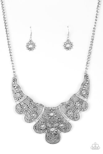 Mess With The Bull - Silver-Just Because Jewels, Paparazzi Accessories-Just Because Jewels