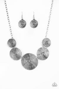Deserves A Medal - Silver-Jewelry-Just Because Jewels, Paparazzi Accessories-Just Because Jewels