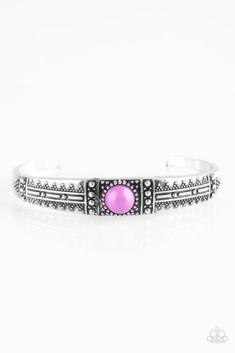 Singing Sahara - Purple-Just Because Jewels, Paparazzi Accessories-Just Because Jewels