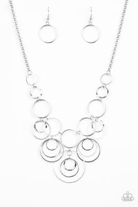Break The Cycle - Silver-Jewelry-Just Because Jewels, Paparazzi Accessories-Just Because Jewels