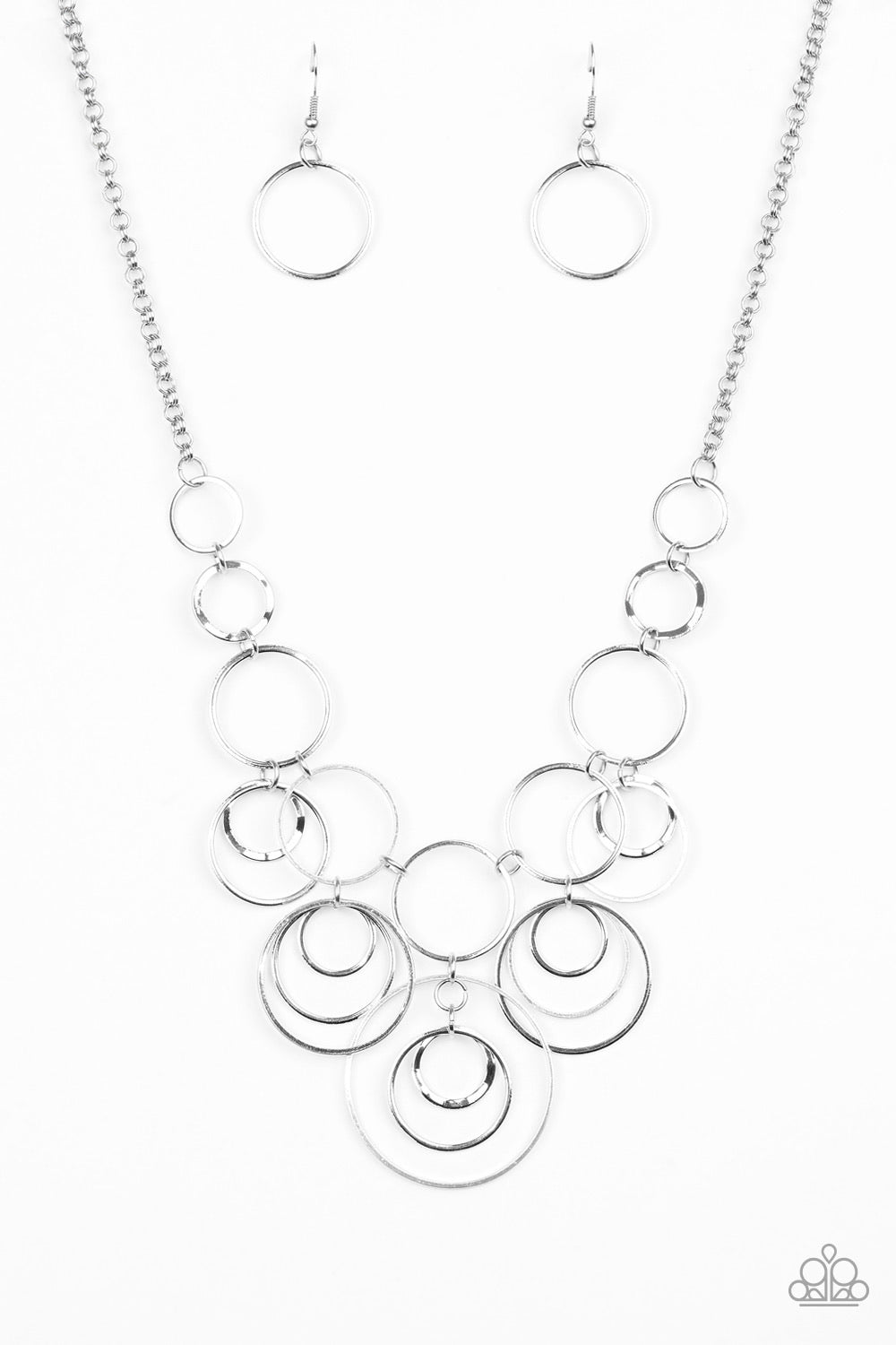 Break The Cycle - Silver-Jewelry-Just Because Jewels, Paparazzi Accessories-Just Because Jewels