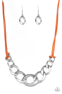 Naturally Nautical - Orange-Just Because Jewels, Paparazzi Accessories-Just Because Jewels
