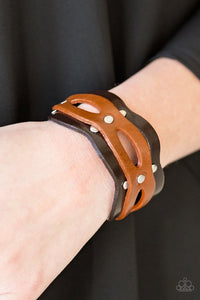 SPURS Of The Moment - Brown-Just Because Jewels, Paparazzi Accessories-Just Because Jewels