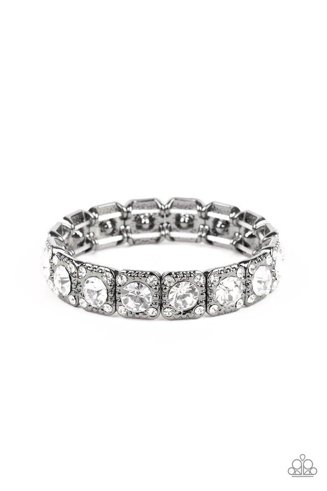 Blinged Out - Black-Jewelry-Just Because Jewels, Paparazzi Accessories-Just Because Jewels