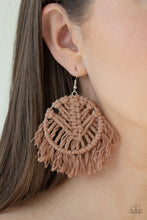 Load image into Gallery viewer, All About MACRAME - Brown-Jewelry-Just Because Jewels, Paparazzi Accessories-Just Because Jewels