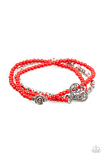Load image into Gallery viewer, Lovers Loot - Red-Just Because Jewels, Paparazzi Accessories-Just Because Jewels