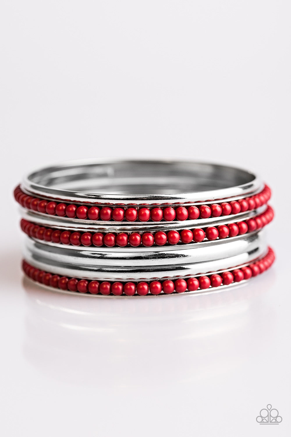 Get A WILDLIFE! - Red-Just Because Jewels, Paparazzi Accessories-Just Because Jewels