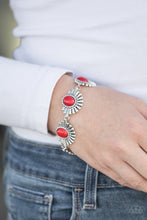 Load image into Gallery viewer, Desert Marvel - Red-Jewelry-Just Because Jewels, Paparazzi Accessories-Just Because Jewels