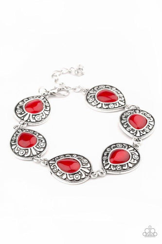 Enchantingly Ever After - Red-Just Because Jewels, Paparazzi Accessories-Just Because Jewels