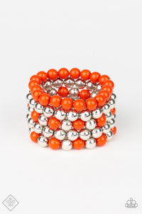 Pop-YOU-lar Culture - Orange-Just Because Jewels, Paparazzi Accessories-Just Because Jewels