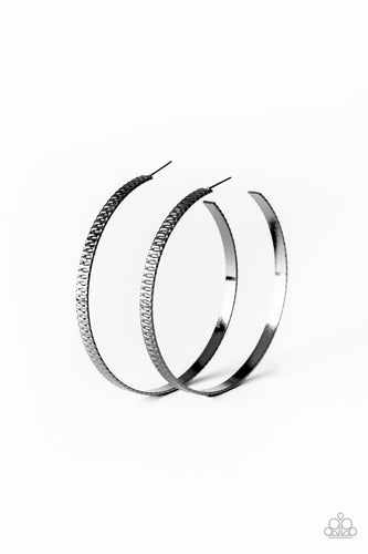 Retro Rebellion - Black-Just Because Jewels, Paparazzi Accessories-Just Because Jewels