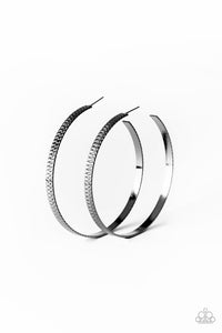 Retro Rebellion - Black-Just Because Jewels, Paparazzi Accessories-Just Because Jewels