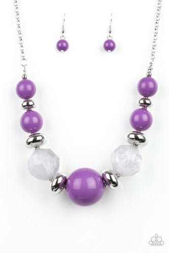 Daytime Drama - Purple-Jewelry-Just Because Jewels, Paparazzi Accessories-Just Because Jewels