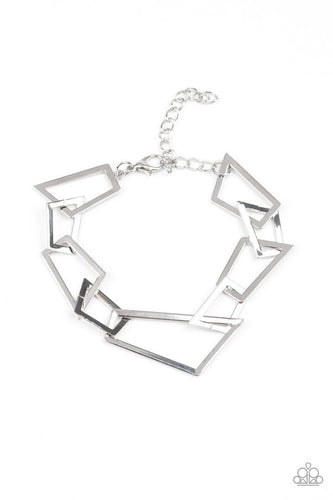 Shattered Shine - Silver-Just Because Jewels, Paparazzi Accessories-Just Because Jewels