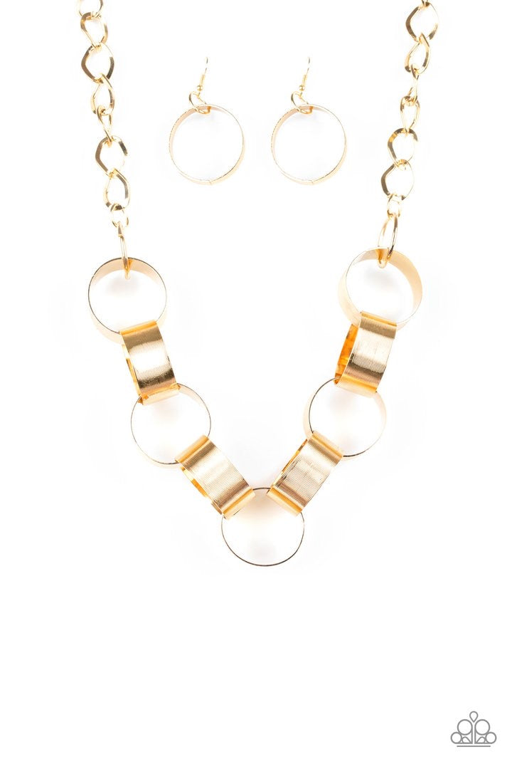 Big Hit-Jewelry-Just Because Jewels, Paparazzi Accessories-Gold-Just Because Jewels