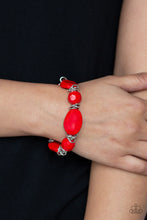 Load image into Gallery viewer, Savor The Flavor - Red-Just Because Jewels, Paparazzi Accessories-Just Because Jewels