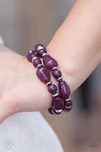 Load image into Gallery viewer, Show Us HUEs Boss! - Purple-Just Because Jewels, Paparazzi Accessories-Just Because Jewels