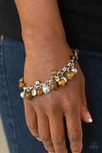 Load image into Gallery viewer, Glossy Glow - Brown-Just Because Jewels, Paparazzi Accessories-Just Because Jewels