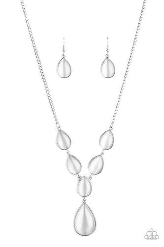 Dewy Decadence-Jewelry-Just Because Jewels, Paparazzi Accessories-White-Just Because Jewels