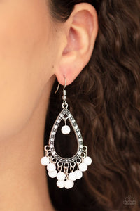 Positively Prismatic - White-Just Because Jewels, Paparazzi Accessories-Just Because Jewels