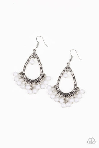Positively Prismatic - White-Just Because Jewels, Paparazzi Accessories-Just Because Jewels