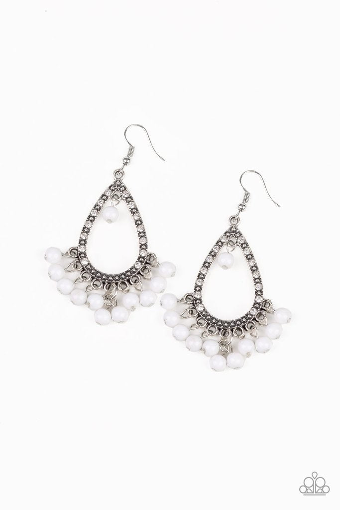 Positively Prismatic - White-Just Because Jewels, Paparazzi Accessories-Just Because Jewels