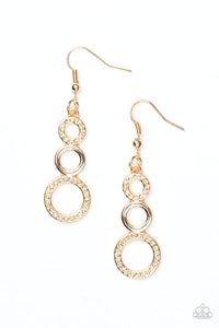 Bubble Bustle - Gold-Jewelry-Just Because Jewels, Paparazzi Accessories-Just Because Jewels