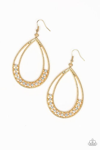 Glitz Fit- Gold-Just Because Jewels, Paparazzi Accessories-Just Because Jewels