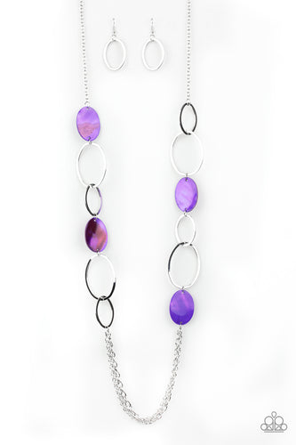 Kaleidoscope Coasts-Just Because Jewels, Paparazzi Accessories-Purple-Just Because Jewels