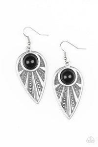 Take A Walkabout - Black-Just Because Jewels, Paparazzi Accessories-Just Because Jewels