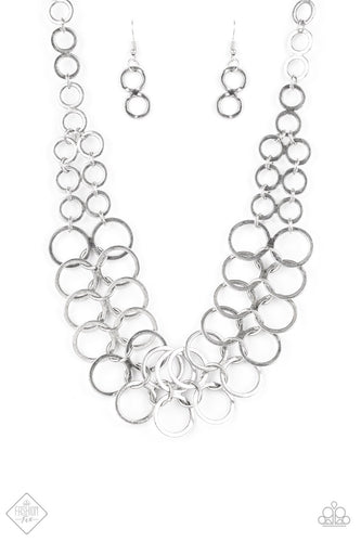 Metro Maven – Silver-Just Because Jewels, Paparazzi Accessories-Just Because Jewels