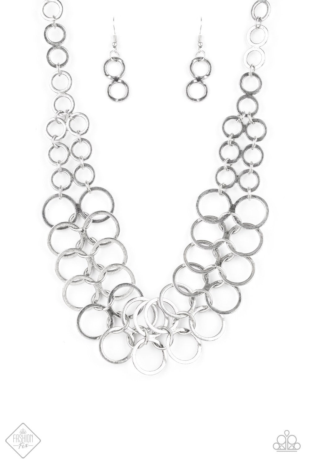 Metro Maven – Silver-Just Because Jewels, Paparazzi Accessories-Just Because Jewels