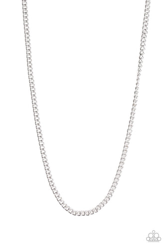 First Rule Of Fight Club - Silver-Just Because Jewels, Paparazzi Accessories-Just Because Jewels