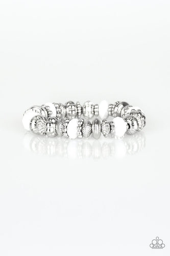 Live Life To The COLOR-fullest - White-Just Because Jewels, Paparazzi Accessories-Just Because Jewels