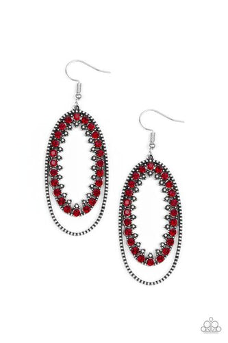 Marry Into Money - Red-Just Because Jewels, Paparazzi Accessories-Just Because Jewels