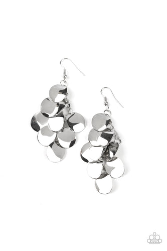 Resplendent Reflection - Silver-Just Because Jewels, Paparazzi Accessories-Just Because Jewels