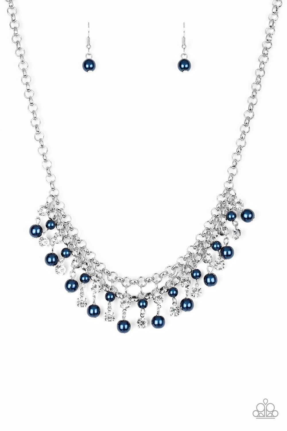 You May Kiss the Bride - Blue-Just Because Jewels, Paparazzi Accessories-Just Because Jewels