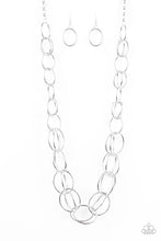 Load image into Gallery viewer, Elegantly Ensnared – Silver-Jewelry-Just Because Jewels, Paparazzi Accessories-Just Because Jewels