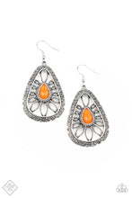 Load image into Gallery viewer, Floral Frill – Orange-Just Because Jewels, Paparazzi Accessories-Just Because Jewels
