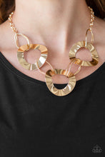 Load image into Gallery viewer, Modern Mechanics - Gold-Just Because Jewels, Paparazzi Accessories-Just Because Jewels