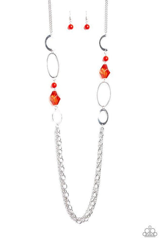Jewel Jubilee - Red-Just Because Jewels, Paparazzi Accessories-Just Because Jewels