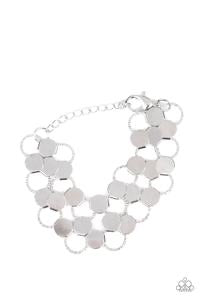 Cast A Wilder Net - Silver-Jewelry-Just Because Jewels, Paparazzi Accessories-Just Because Jewels