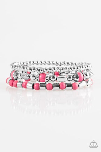 Mesa Mason - Pink-Just Because Jewels, Paparazzi Accessories-Just Because Jewels